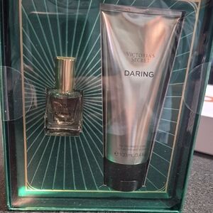 Daring Victoria's Secret Daring Fragrance and Lotion Set - Silver and Black